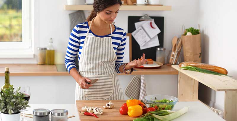 koken met een kookboek